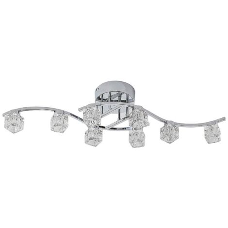 LED Plafonnier à intensité variable 'Yaro' en métal pour salon & salle à manger
