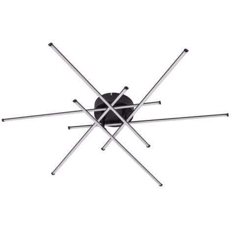 LED Plafonnier 'Elviano' en aluminium pour salon & salle à manger