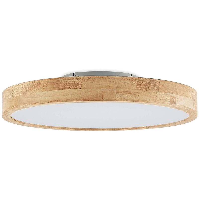 Led Plafonnier à intensité variable 'Lanira' en bois pour salon & salle à manger