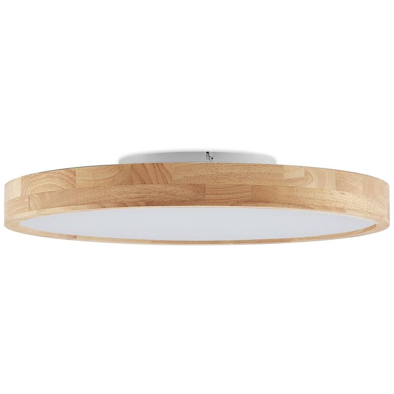 Led Plafonnier à intensité variable 'Lanira' en bois pour salon & salle à manger