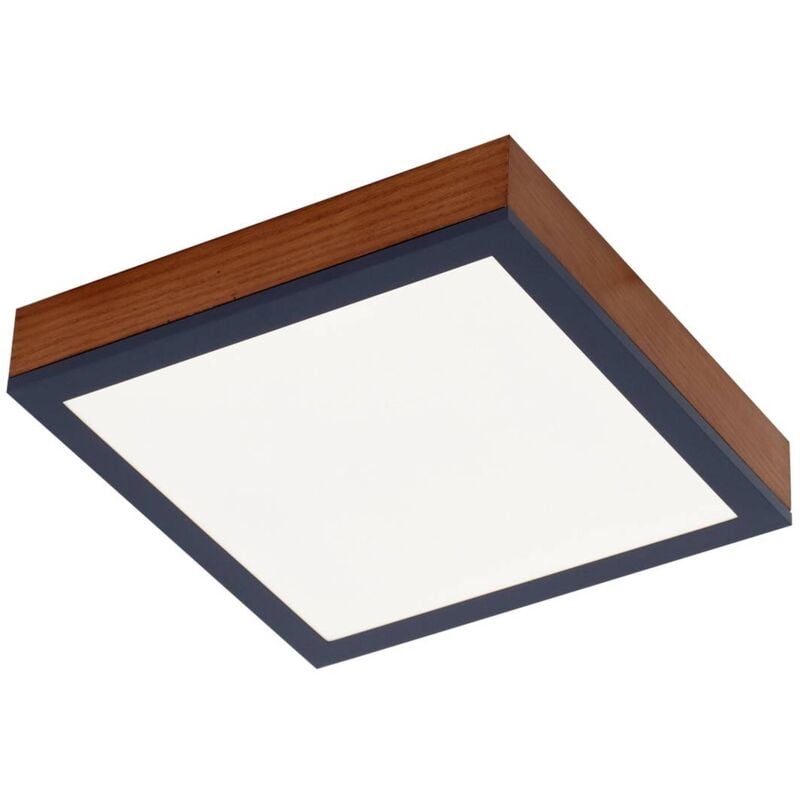Lindby - led Plafonnier 'Laviona' en bois pour salon & salle à manger