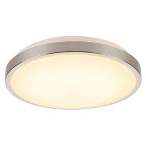 LED plafonnier Marona 30cm - gris métallisé 3000K - 155156
