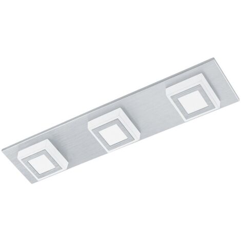 LED plafonnier Masiano Gris métallisé à 3 lumières - 94507