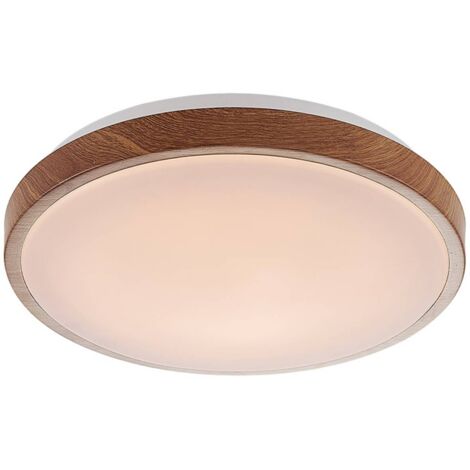 LED Plafonnier 'Mendosa' pour salon & salle à manger - bois clair