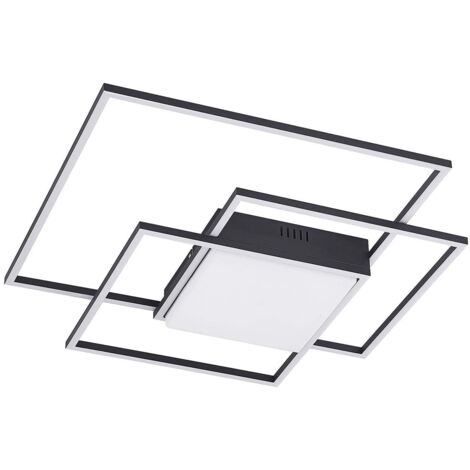 LED Plafonnier 'Nelinka' en aluminium pour salon & salle à manger