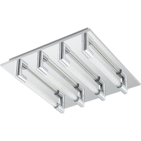 LED plafonnier Velarde 4 gris clair - 95397