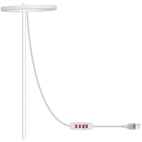 LED Plant Grow Light 5 Dimmable Modes Timing USB LED Plant Lamp for Succulents Potted Plants
