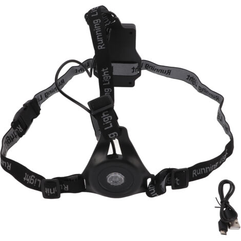 LED poitrine lumière nuit course lampe 3 Modes IP65 étanche USB Rechargeable pour Sports de plein air Camping Jogging randonnée