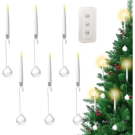 LED pour sapin de Nol Bougies LED sans flamme piles