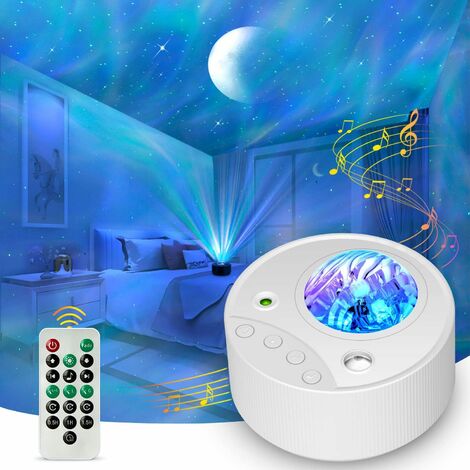 Projecteur LED ciel étoilé, télécommande et minuterie, haut-parleur  Bluetooth, veilleuse rotative Delicacy pour chambre d'adulte, fête  d'anniversaire