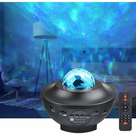 Starry Sky Nebula Night Light for Kids Galaxy Projector Ocean Wave Light with Bluetooth Speaker Remote Control Timer Setting Home Decor for Party Christmas Night Light Star Light Projector 
