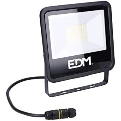 LED-Projektor 50 W 4000 lm 6400 K Kaltlicht Black Series 19,2 x 17,5 x 2,9 cm EDM