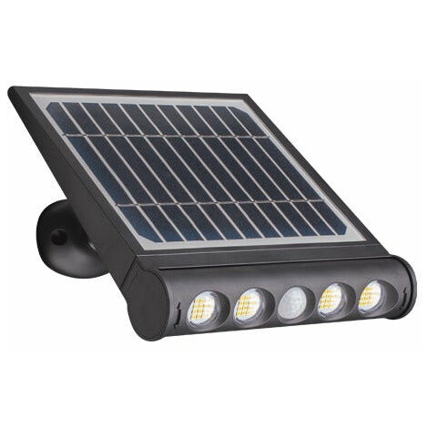 LED -Projektor mit kaltem Licht 8 Watt 950 Lumen mit trennbarem Solarpanel Century Genius