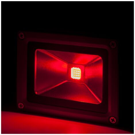LED-Projektorstrahler 10W 850Lm IP65 Brico Rot 40.000H [BQFS11510-R]