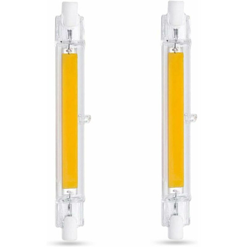 Trimec - led R7S 118mm 10W Blanc Froid 6000K, 1000LM, Équivalent Lampe Halogène R7S J118 80W 100W, Non-dimmable, Ampoule R7S 118mm Slim cob led pour