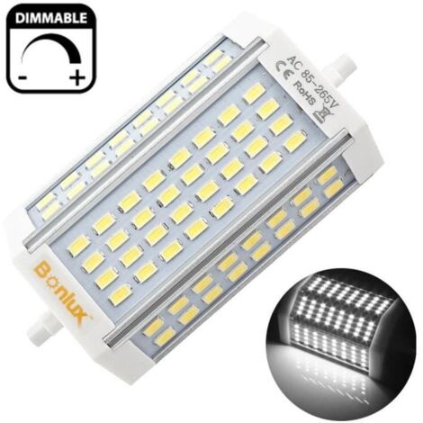 LED R7S 30W Dimmable Ampoule Doublé Extrémités J118 LED Projecteur Blanc froid 6000k Remplacement de 300W R7S Ampoule