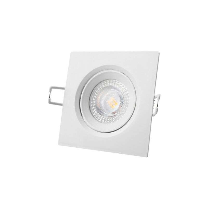 LED recessed spotlight 5W - 380lm - 3200K - White frame - 31656 - EDM