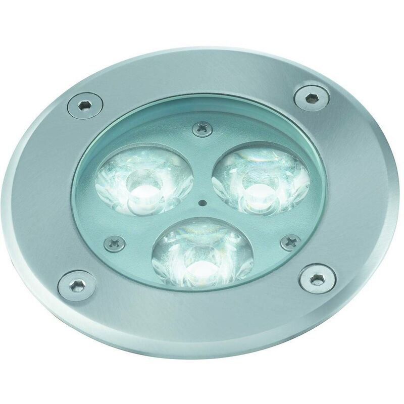 Searchlight - Outdoor - led 3 Light Recessed Outdoor Pathway Ground Light Stainless Steel IP67