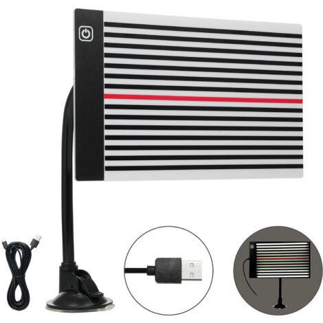 LED Reflector Line Board Light Paintless Dent Finder Lamp Car Repairing Accessory Dent Detector for Car Body Panel Size 3020cm/11.817.87inch
