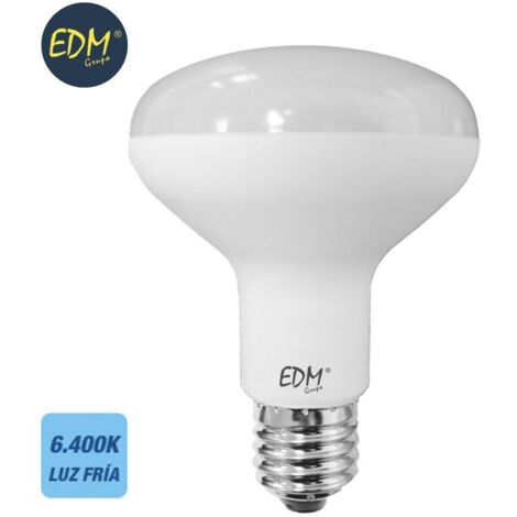 LED-Reflektorlampe R80 E27 10 W 810 lm 6400 K Kaltlicht ø8 x 11 cm EDM