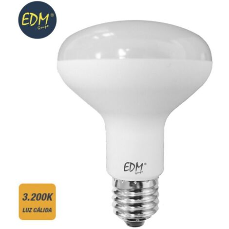 LED-Reflektorlampe R80 E27 10 W 932 lm 3200 K warmes Licht ø8 x 11 cm EDM