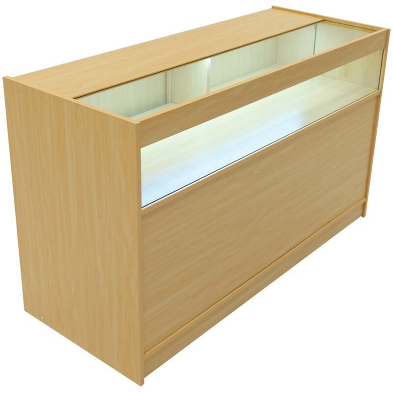 Monster Shop - led Retail Shop Counter B1500 - Maple