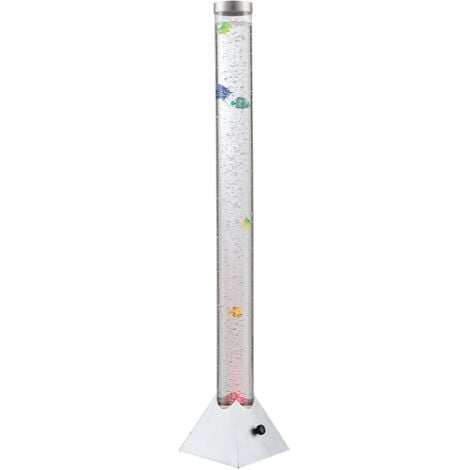 LED RGB colonne d'eau clair décoratif poisson lampadaire câble interrupteur changement de couleur