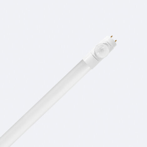 LED Röhre 60cm T8 G13 PC mit PIR Bewegungsmelder für Sicherheitsbeleuchtung Einseitiger Anschluss 9W 140lm/W No Flicker 6000K Kaltweiß Nein