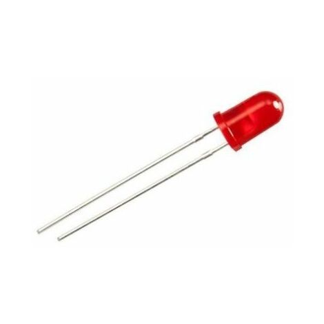 LED Rouge, Traversant, 5 mm, 1,6  2,4 V