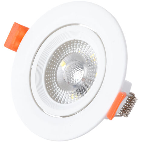 LED-Rundstrahler Downlight 7W 600Lm 6000ºK 38º 40.000H [HO-IN-DL7W-CW]