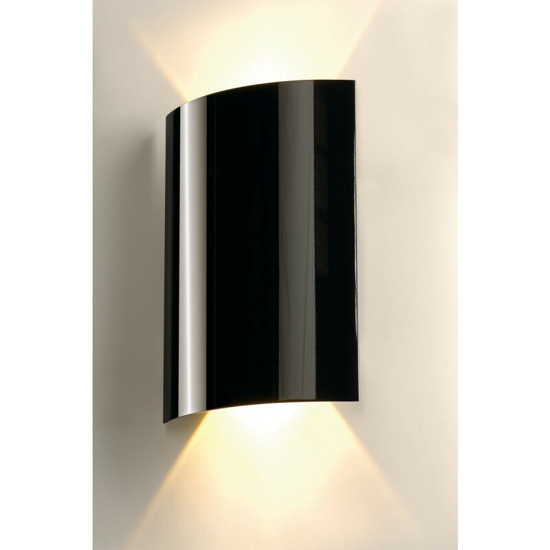 LED SAIL applique arrondie noire 6W LED 3000K (151610)