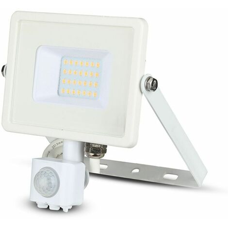 Led samsung chip projektor mit bewegungssensor 20w warmes licht 3000k weiße farbe vt-20-s 448