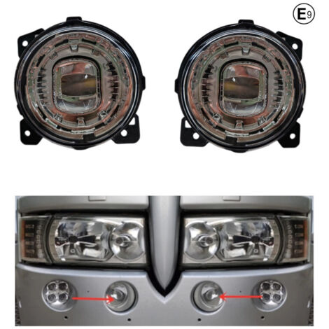 Комплект LED халогени, фарове за мъгла за SCANIA серия P, G, R, T 2004-2017