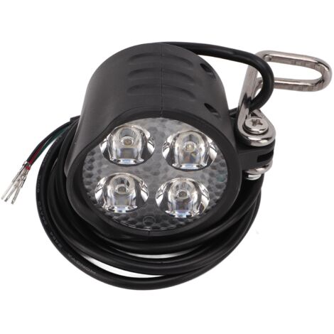 LED-Scheinwerfer für Elektrofahrräder mit integrierter Hupe, 4 Leuchten, rutschfest und wasserdicht für Roller