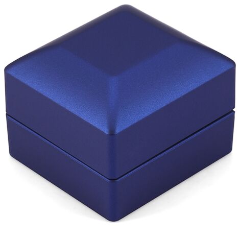 LED-Schmuckaufbewahrungsbox – Blau beleuchtete Geschenkbox für Ringe