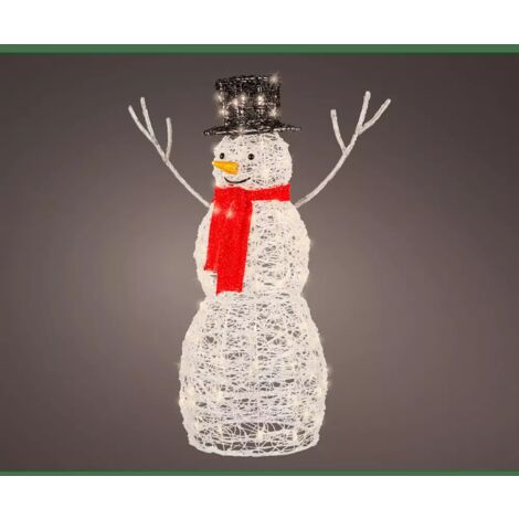 LED-Schneemann 78x46x102 cm
