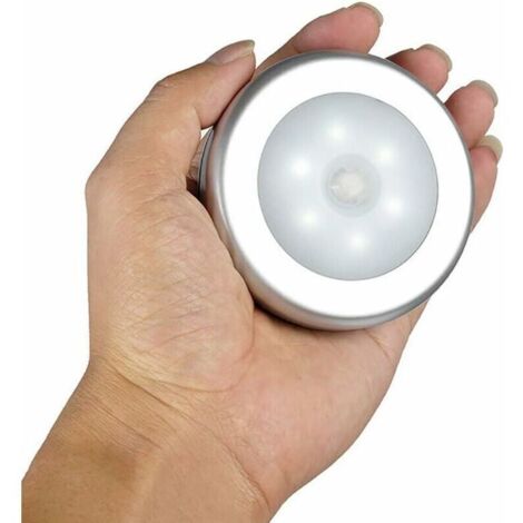 LED-Schrank-/Kleiderschrankleuchten, 3 Stück, Nachtlicht, LED-Leuchten mit Bewegungsmelder und Magnetfuß für Küchenschränke im Treppenhaus und Vitrinen (batteriebetrieben)
