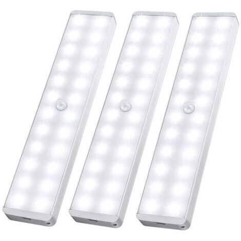 LED-Schrankleuchte, neueste 24-LED-Dimmer-USB-wiederaufladbare Moti