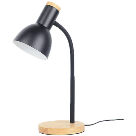 LED-Schreibtischlampe mit stabilem, flexiblem und augenschonendem Massivholzfuß – 220 V für Studentenwohnheime