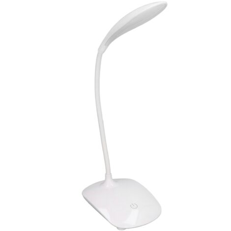 LED-Schreibtischlampe mit Touch-Steuerung, 3 Beleuchtungsmodi, flexibel, USB-/Batteriebetrieb, für Studenten, Schlafzimmer, Studentenwohnheime
