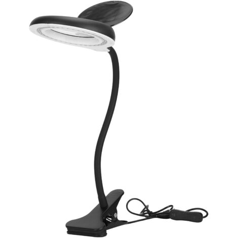 LED-Schreibtischlampe mit USB-Lupe und Klemme für Elektronikreparaturen und zum Lesen