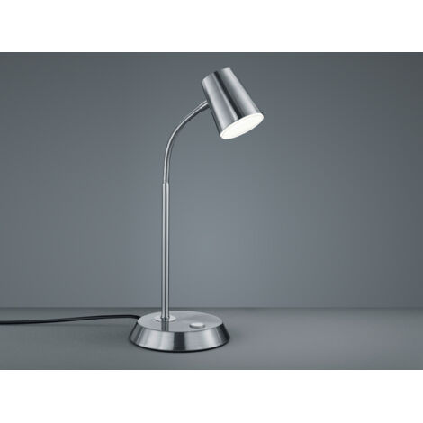 LED Schreibtischlampe NARCOS Silber matt dimmbar