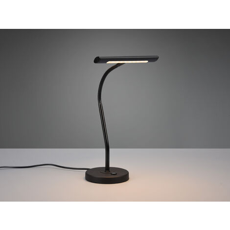LED Schreibtischleuchte in Schwarz matt, 2er SET mit 4-Stufen Dimmer