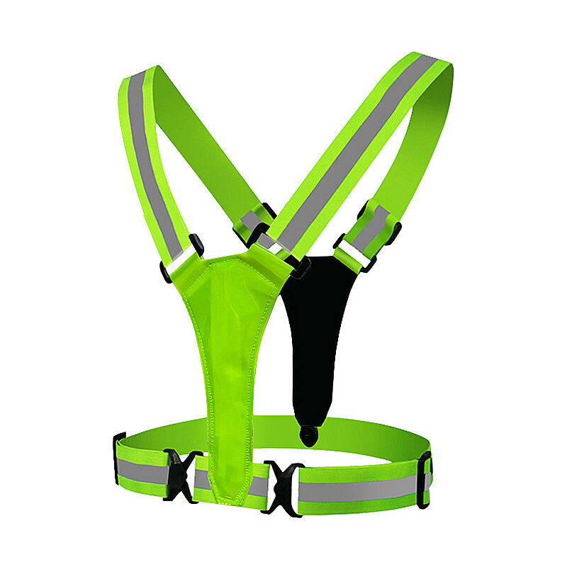 LED sécurité Rechargeable USB,Gilet Running avec indicateur de sécurité et Ceinture réfléchissante, Gilet de Course avec 3 Modes d'éclairage et Angle