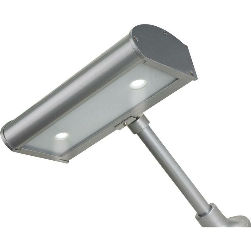 LED 2 Light Sign Light Silver IP44 - Firstlight