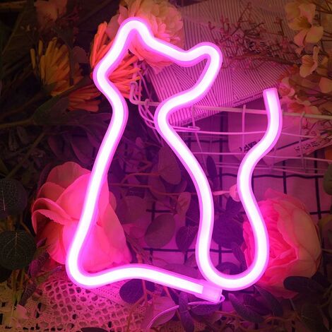 main image of "LED Signs Neon Lights for Wall Decor,USB or Battery Operated Neon Light Sign,Neon Signs for Bedroom,Wall Decoration Table Light Up Sign,Decorative for Christmas Home Party,Kids Living Room"