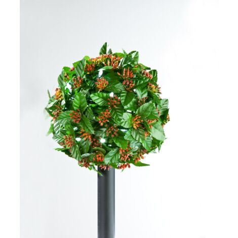 LED Solar Gartendeko Blumenkasten Laterne Solarleuchte Lichterkette Kunstpflanze - Bäumchen