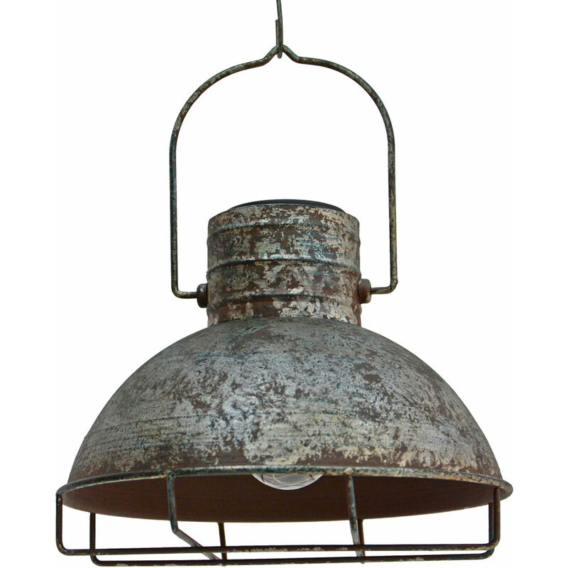 Harms - Lampe à suspension solaire extérieure suspendue à led lanterne de jardin grille lampe de balcon noir antique 507252