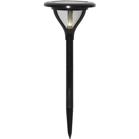 LED-Solar-Lampe, Kunststoff, 16,5x34 cm,