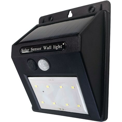 DOPWii LED Solarleuchte 2PCS Solarlampen,mit Bewegungsmelder,140 LED  Lampenperlen,IP65, LED fest integriert